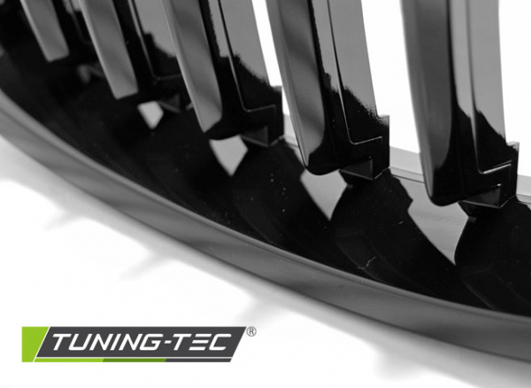 Upgrade Sportgrill / Kühlergrill Nieren für BMW 1er F20/F21 11-14 Hochglanz schwarz
